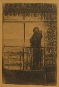 Woman With Child Waiting