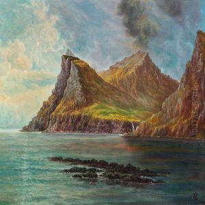 Coastal Scenery by Christen Holme Isaksen