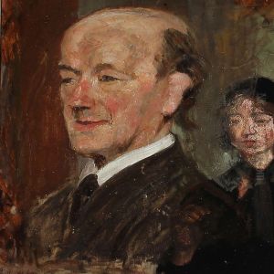 Portrait Of Professor K by Karl Isakson