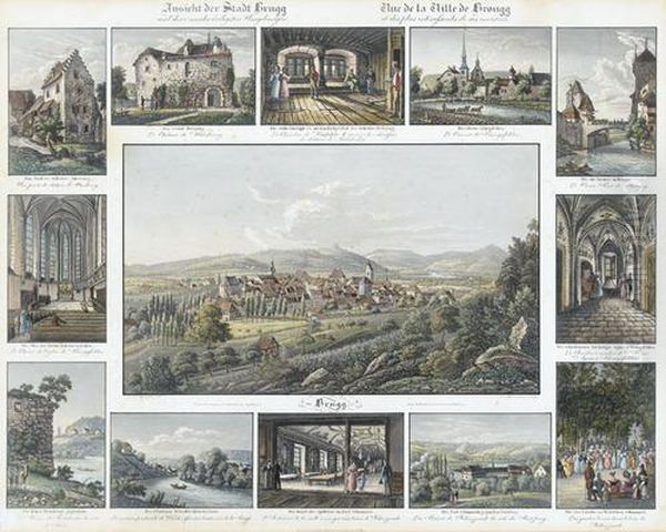 "ansicht Der Stadt Brugg/und Ihrer Merkwurdigsten..." - view 1