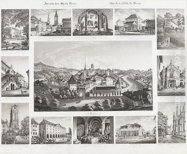 Ansicht Der Stadt Bern/und Der Innern Theile Derselben - view 1
