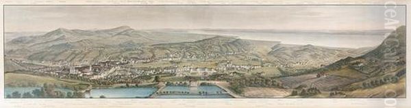 "ansicht Der Stadt St. Gallen Mit Deren Umgebung.". - view 1