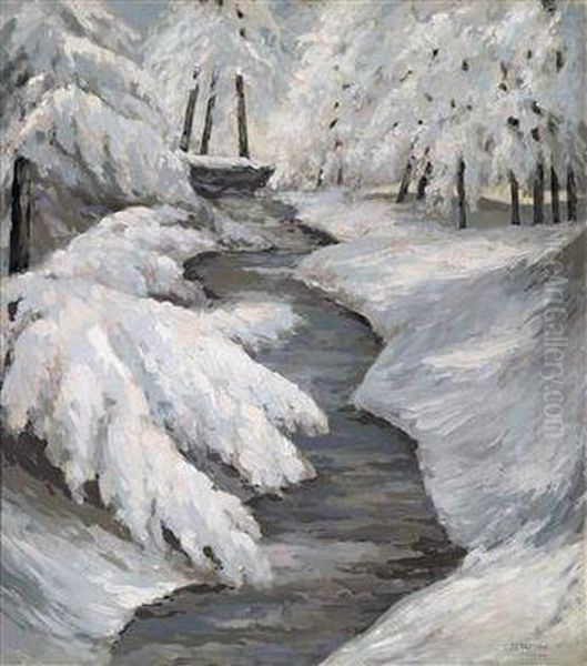 Stream In The Winter - view 1