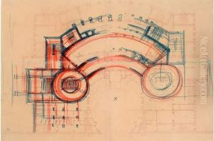 Linz Opera House by Wilfred Adolf Isler
