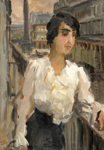 Girl On A Balcony