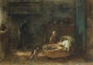 Interior by Jozef Israels