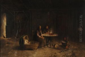 Interno Con Figure E Neonato