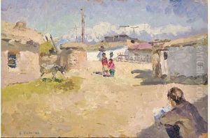 Summer Village by Constantin Istomin