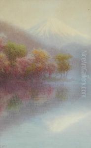 Mt Fuji Watercolour