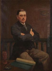 Portret Van Een Gezeten Heer