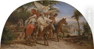 Abraham""s Entry Into The Promised Land by Franz Ittenbach
