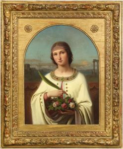 Hl. Dorothea Vonkappadokien by Franz Ittenbach