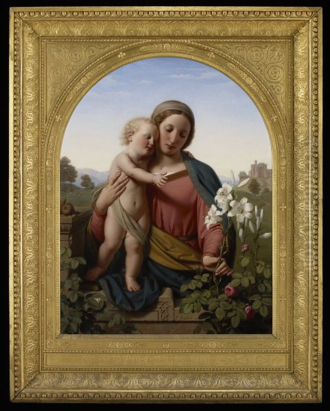 Madonna And Child by Franz Ittenbach