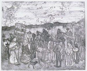 Romeria by Francisco Iturrino Gonzalez