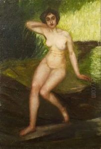 Baigneuse by Francisco Iturrino Gonzalez