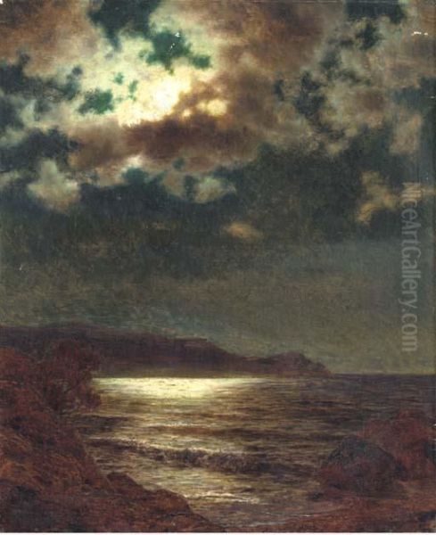 Moonlit Seascape - view 1