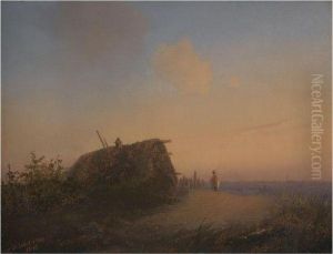 Traveller On Horseback by Alexander Ivanov