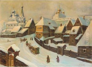 The Pskov Kremlin In The Sixteenth Century by Nicolai Ivanov