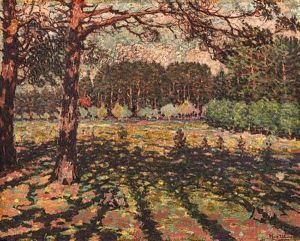 Forest Glade In Sunlight by Nikolai Ivanovich Iurasov