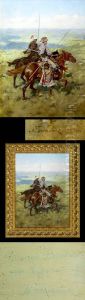 Saporoger Kosaken In Der Steppe by Mikolai Ivasiuk