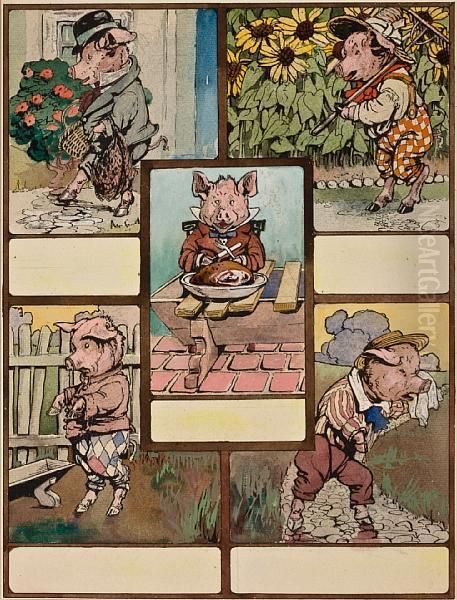 Five Little Pigs - view 1