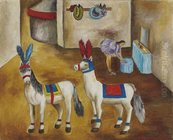 Los Caballitos Pony En Su Camerino - view 1