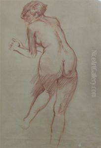 Nude Study by Albert Edward Jackson