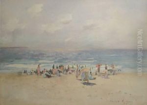 Sydney Beach Scene by Carlyle Jackson