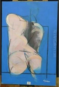 Silhouette Sur Fond Bleu by Francis Ernest Jackson