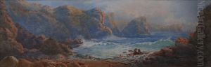 Kynance Cove And Lizard Point by Frederick William Jackson