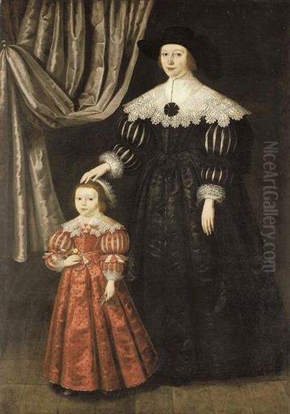 Double Portrait Of A Lady And Her Daughter - view 1