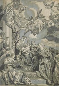 The Mystic Marriage Of St Catherine by John Baptist Jackson