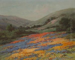 Wildflowers On A Hillside by William Jackson