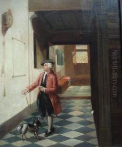 Gentilhomme Verifiant L'heure