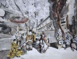 Scene Japonaise Avec Samourais by Max Jacob