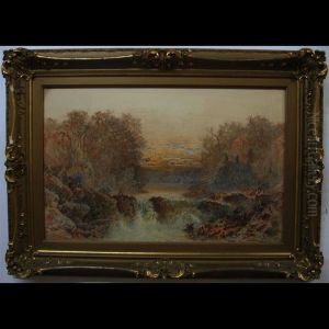 River Cascades by Otto Reinhard Jacobi