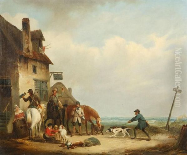 Tavern With Hunting Company - view 1