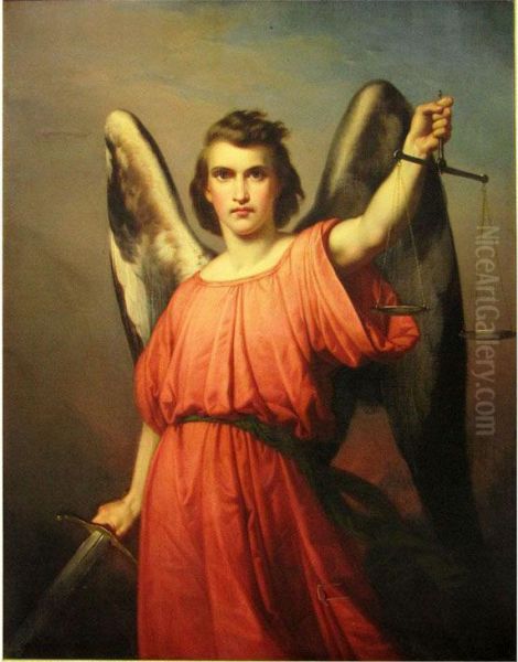 Archangel Michael With Sword And Scale - view 1