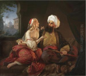 The Pasha's Favourite (ali Pasha And Kira Vassiliki) by Paul Emil Jacobs