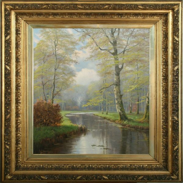 With Beechtrees And River - view 1