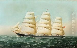 The British Clipper Ship by Antonio Nicolo Gasparo Jacobsen