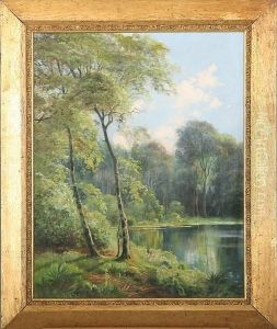 Forest Lake by August Jacobsen