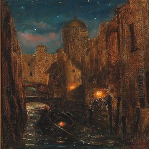 View From Venice A Late Evening by David Jacobsen