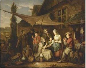 The Fortune Teller by Jacobus Albertus Michael Jacobs