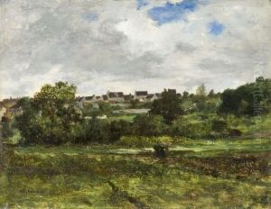 Vue De Mareil Marly by Marie Ferdinand Jacomin