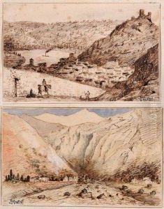 Le Lac
Village Aux Pieds Des Montagnes by Jean Jacottet