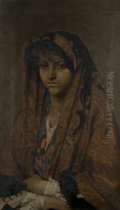 Ritratto Di Giovane Popolana by Francesco Jacovacci