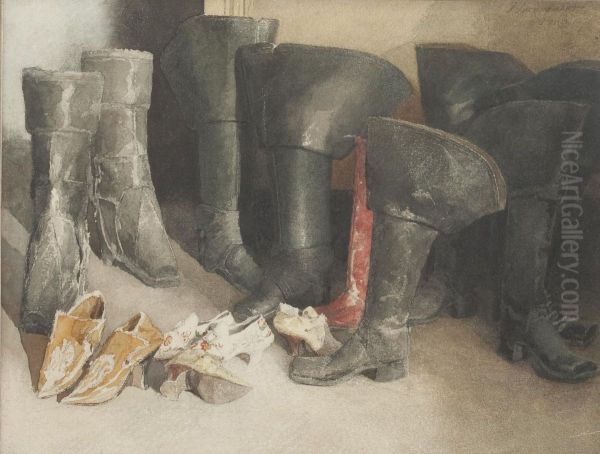 Study Of Boots And Shoes - view 1