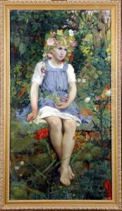 Jeune Fille Aux Fleurs by Emile Jacques