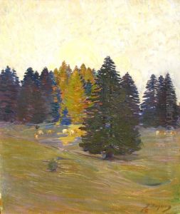 Juraweide Mit Pferden by Francois Jacques